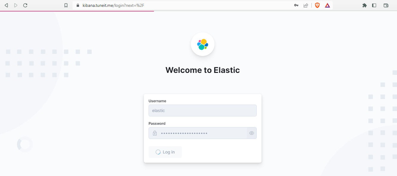 Kibana Loading After Credentials