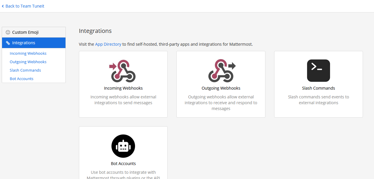 Mattermost Integrations