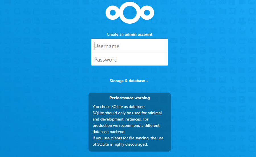 Nextcloud Admin Account