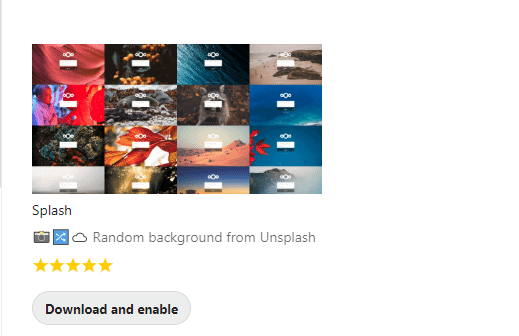 Nextcloud Random Background using Splash App